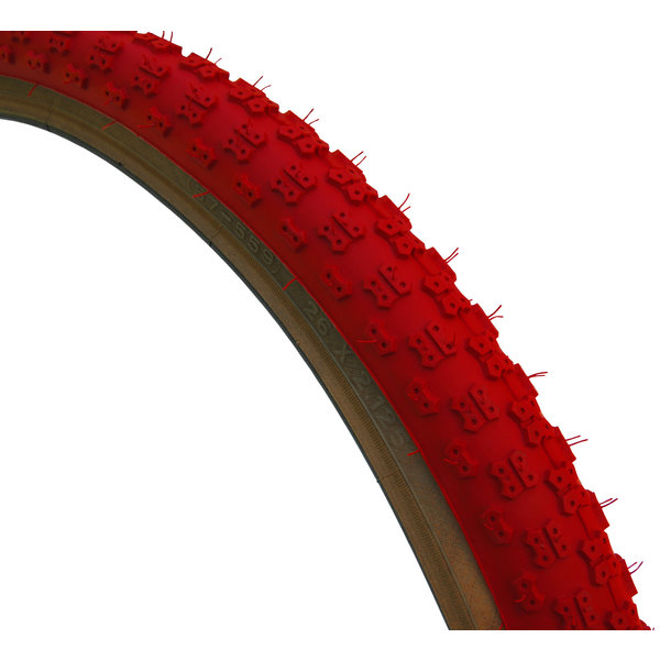 Kenda Kenda K50 Comp 3 BMX bicycle skinwall tire - 26" X 2.125" - RED