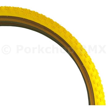 Kenda Kenda K50 Comp 3 BMX bicycle skinwall tire - 26" X 2.125" YELLOW