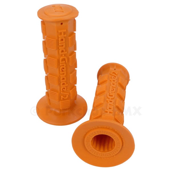 Air-Uni Air-Uni Hand Grenade / 2 old school BMX bicycle grips - ORANGE