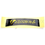 Viscount Dominator sticker decal (2" long)) BLACK YELLOW