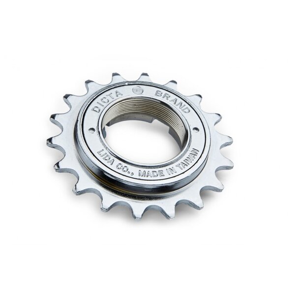 Dicta 18T BMX Bicycle Freewheel 1/2" X 3/32" - CHROME