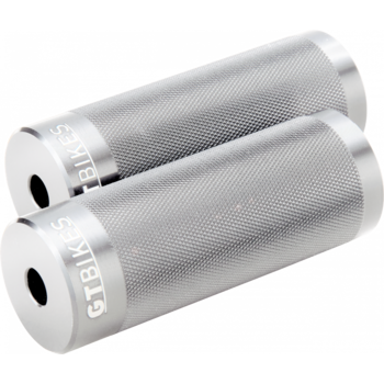GT GT Cheat Code Aluminum Pegs BMX bicycle for 3/8" axles (PAIR) - SILVER