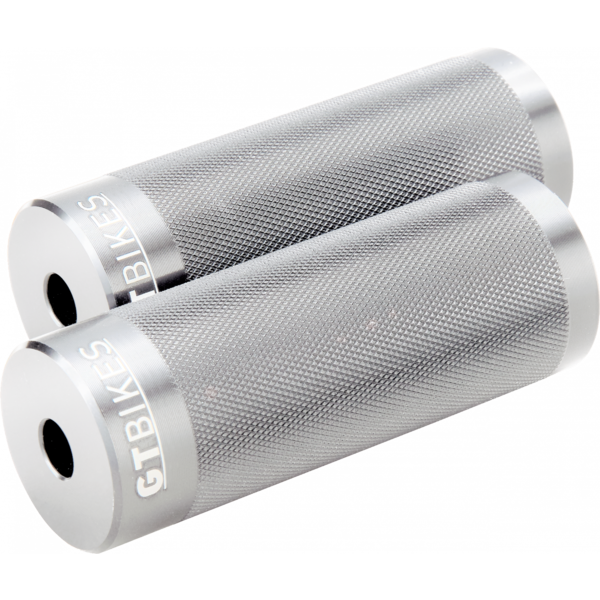 GT GT Cheat Code Aluminum Pegs BMX bicycle for 3/8" axles (PAIR) - SILVER