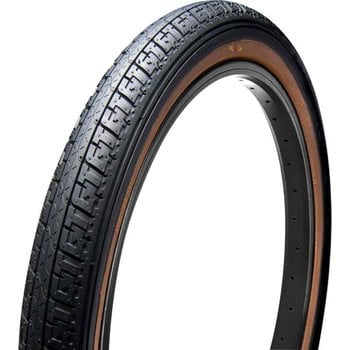 GT GT LP-5 20" x  1.75" BMX bicycle skinwall tire - BLACK with TAN SKINWALL