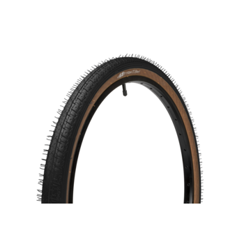 GT GT LP-5 26" x 2.2" BMX bicycle skinwall tire - BLACK with TAN SKINWALL