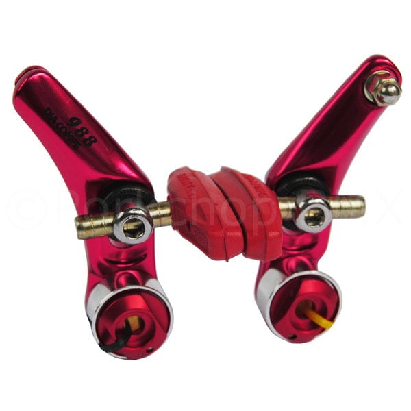 Dia-Compe Dia-Compe 988 Cantilever BMX or MTB bicycle brake caliper - RED ANODIZED