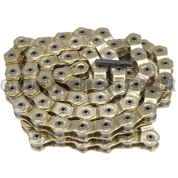 KMC KMC HL1L WIDE(formerly HL710L) Half Link BMX Bicycle Chain 1/2" X 1/8" 100L GOLD