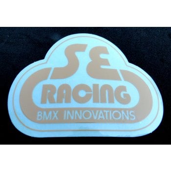 SE Racing SE Racing head tube decal - 1st Generation - TAN/CLEAR