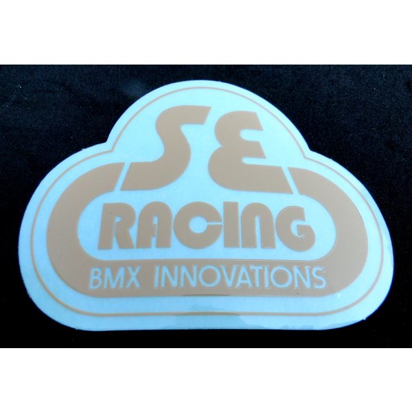 SE Racing SE Racing head tube decal - 1st Generation - TAN/CLEAR