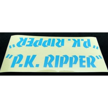 SE Racing SE Racing PK Ripper frame downtube decal - BABY BLUE/CLEAR