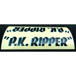 SE Racing SE Racing PK Ripper frame downtube decal - BLACK/BABY BLUE