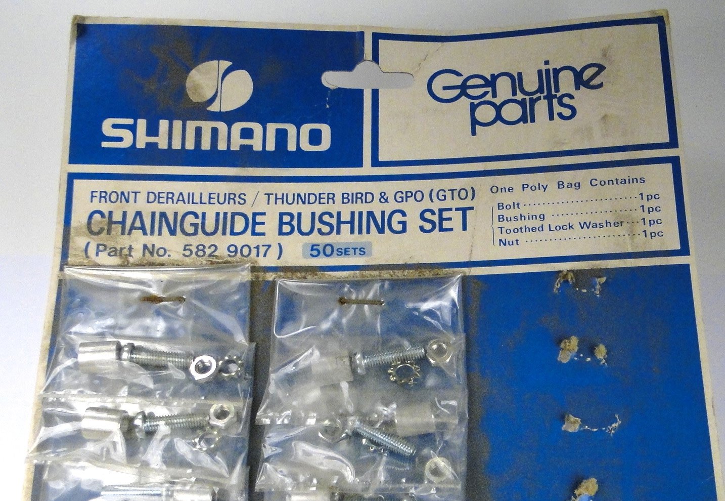 Vintage Bicycle Chainguide Bushing Set Front Derailleurs & Thunder Bird GPO GTO 