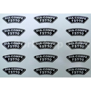 Dia-Compe Dia-Compe FS-990 BMX bicycle U-brake decal sticker (EACH)