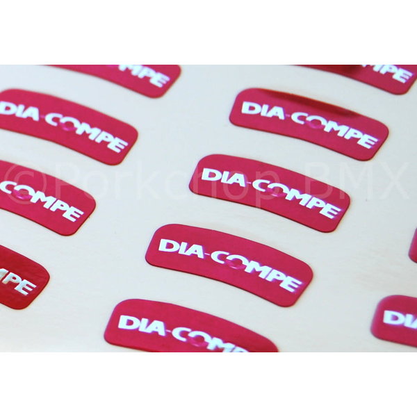 Dia-Compe Dia-Compe MX1000 BMX bicycle brake caliper decal sticker (EACH) - RED