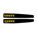 Air-Uni Uni Domed BMX Seat Decal Pads for Turbo 2 seat - BLACK