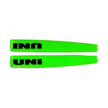 Air-Uni Uni Domed BMX Seat Decal Pads for Turbo 2 seat - NEON GREEN