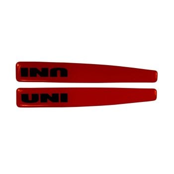 Air-Uni Uni Domed BMX Seat Decal Pads for Turbo 2 seat - RED
