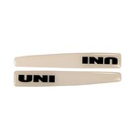 Air-Uni Uni Domed BMX Seat Decal Pads for Turbo 2 seat - WHITE