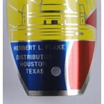 Herbert L. Flake Texas Special bicycle head tube badge emblem - NOS!