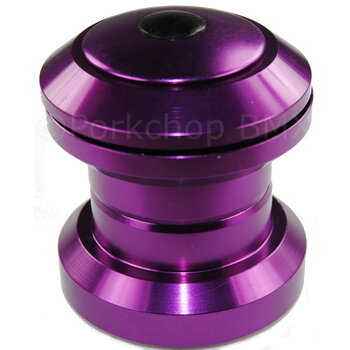 Aluminum alloy BMX headset 1 1/8" threadless - PURPLE ANODIZED