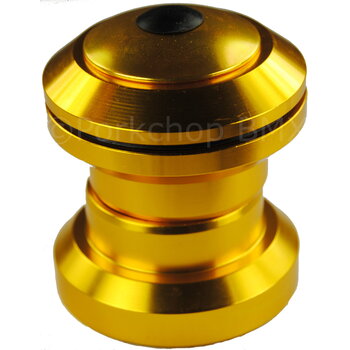 Aluminum alloy BMX headset 1 1/8" threadless - GOLD ANODIZED