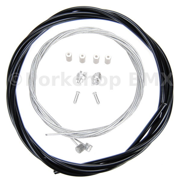 Porkchop BMX Basic Bicycle Brake Cable Kit for BMX/MTB - BLACK