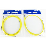 Dia-Compe Dia-Compe BMX bicycle brake cable front and rear SET - YELLOW