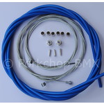 Porkchop BMX ACS Rotor Freestyle Bicycle Brake Cable Kit for BMX/MTB - BLUE