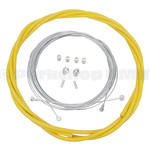 Porkchop BMX Bicycle Brake Cable Kit for Drop Bar Road - YELLOW