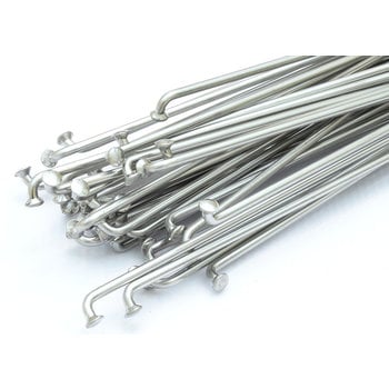 ANY LENGTH **NON-REFUNDABLE*** Stainless Steel J-bend Bicycle Spokes MADE IN USA 14G (2.0mm) non-butted (EACH)