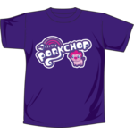 Porkchop BMX Porkchop BMX "MY LITTLE PORKCHOP" unisex T-shirt - PURPLE