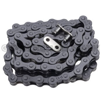 KMC KMC BMX Bicycle Chain S1 (formerly Z410) 1/2" X 1/8" 112L - BLACK PAINTED