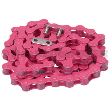 KMC KMC BMX Bicycle Chain S1 (formerly Z410) 1/2" X 1/8" 112L - PINK