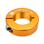 Chop Saw USA ***BLEMISH*** Chop Saw 1" threaded headset lock BMX Bicycle aluminum alloy locknut  - GOLD ANODIZED ***BLEMISH***