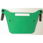 Air-Uni Air-Uni BMX Number Plate BLANK (original 1980's molds!) REGULAR SIZE - GREEN