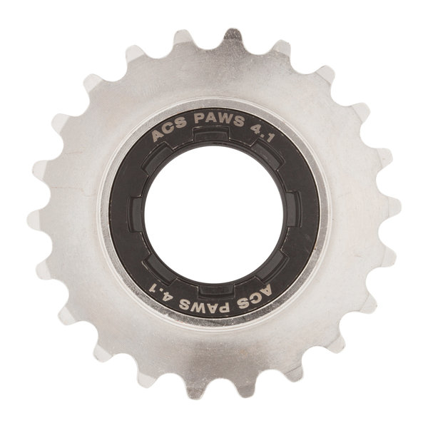 ACS ACS Paws 4.1 22T BMX Bicycle Freewheel 1/2" X 3/32" - NICKEL/BLACK