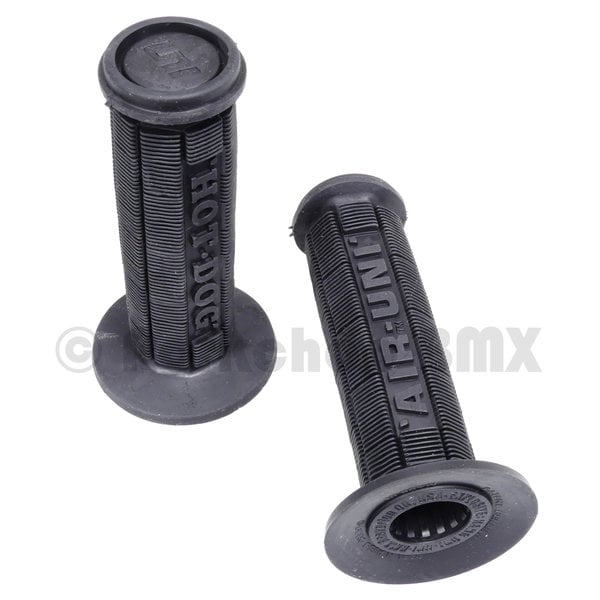 Air-Uni Air Uni Hot Dog BMX Grips - BLACK