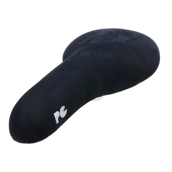 Porkchop BMX Porkchop BMX VL-1356 railed bicycle seat saddle - GENUINE SUEDE LEATHER-  BLACK