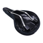 Porkchop BMX Porkchop BMX VL-1356 railed bicycle seat saddle - GENUINE SUEDE LEATHER-  BLACK