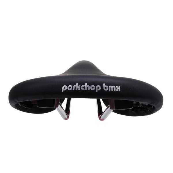Porkchop BMX Porkchop BMX VL-1356 railed bicycle seat saddle - VINYL -  BLACK