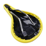 Porkchop BMX Porkchop BMX VL-1356 railed bicycle seat saddle - VINYL - YELLOW