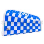 Dyno Dyno D1 Brake Guard - made in USA - BRIGHT BLUE/WHITE