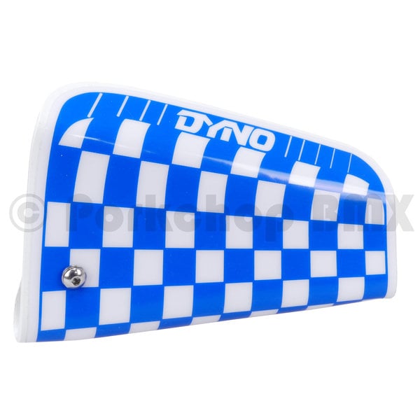 Dyno Dyno D1 Brake Guard - made in USA - BRIGHT BLUE/WHITE