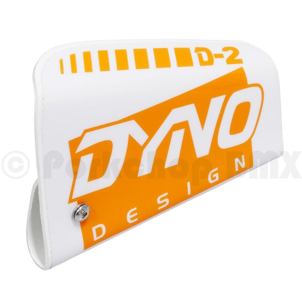 Dyno Dyno D2 Brake Guard - made in USA - ORANGE/WHITE