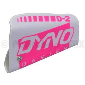 Dyno Dyno D2 Brake Guard - made in USA - NEON PINK/WHITE