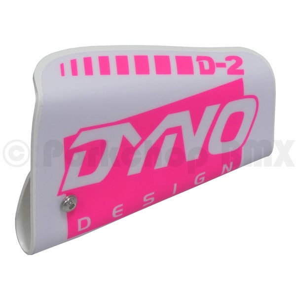 Dyno Dyno D2 Brake Guard - made in USA - NEON PINK/WHITE