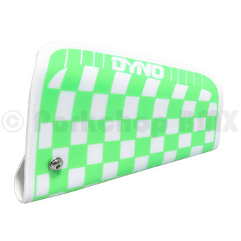Dyno Dyno D1 Brake Guard - made in USA - NEON GREEN/WHITE