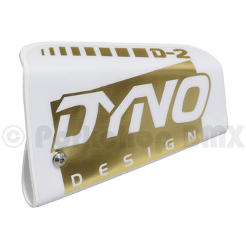 Dyno Dyno D2 Brake Guard - made in USA - GOLD/WHITE