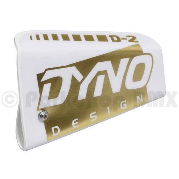 Dyno Dyno D2 Brake Guard - made in USA - GOLD/WHITE