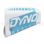 Dyno Dyno D2 Brake Guard - made in USA - PEACOCK BLUE/WHITE